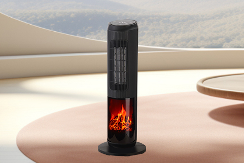 Riscaldatore del ventilatore per camino a torre